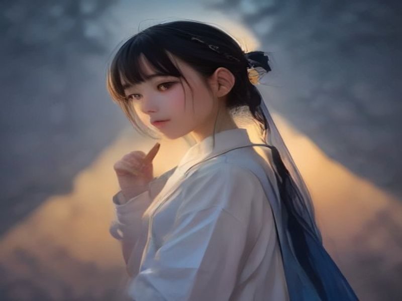 阳光明媚的户外摄影场景，一位时尚女性站在绿意盎然的公园中，穿着淡绿色连衣裙，光线柔和自然，展现网站美女写真的清新美感